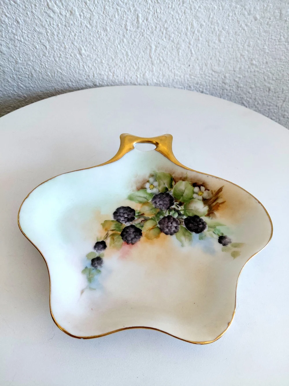Hand Painted Fine Porcelain Dish Bowl MC Vintage Germany ? - Picture 1 of 15